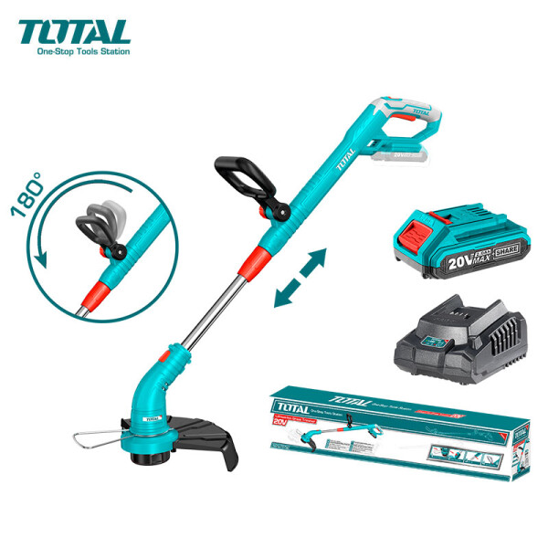Bordeadora 20V + cargador + bateria Total Bordeadora 20V + cargador + bateria Total