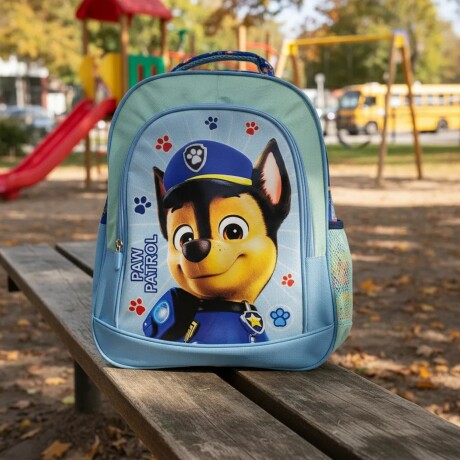 Mochila Nickelodeon Escolar 40x30x12 Paw Patrol Celeste Mochila Nickelodeon Escolar 40x30x12 Paw Patrol Celeste