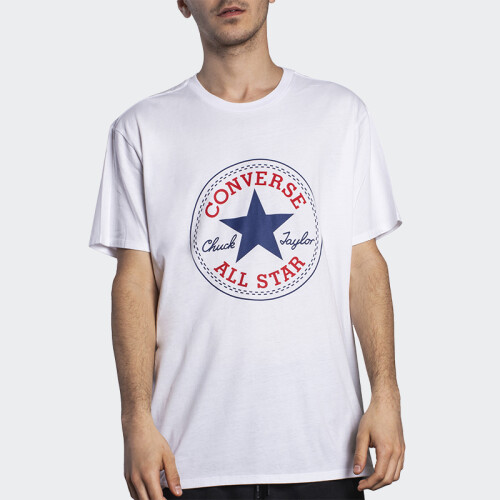 Remera Converse Chuck Patch Tee Blanco