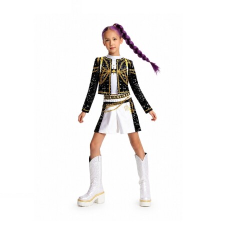Disfraz Guerreras K-pop Golden Varios Talles NEGRO-BLANCO