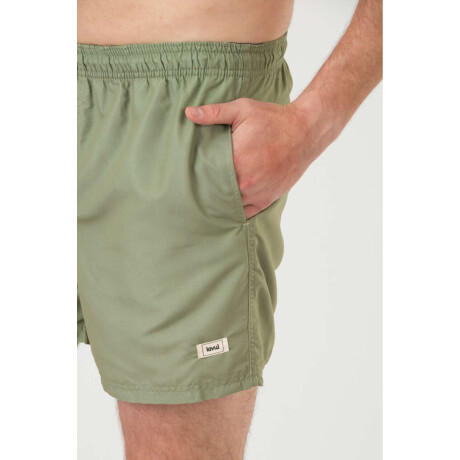 Short basic liso Verde mili/esmeralda