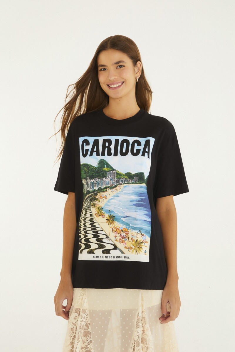 REMERA CARIOCA Negro
