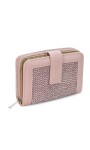BILLETERA AGNES TEJIDO MAUVE