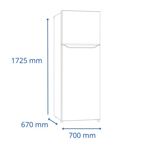 HELADERA JAMES FRÍO SECO 452-LITROS BLANCO RJ 571 INVERTER