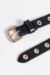 Cinturon faja con tachas negro