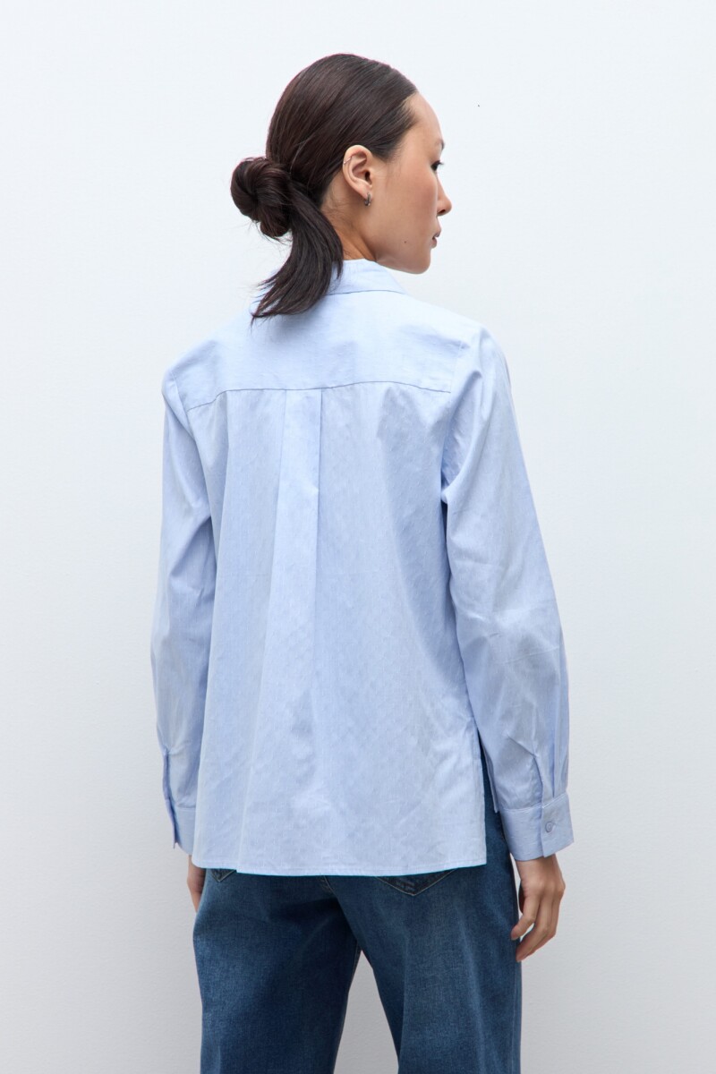 Camisa fantasía celeste