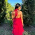 Vestido Tallo Fucsia