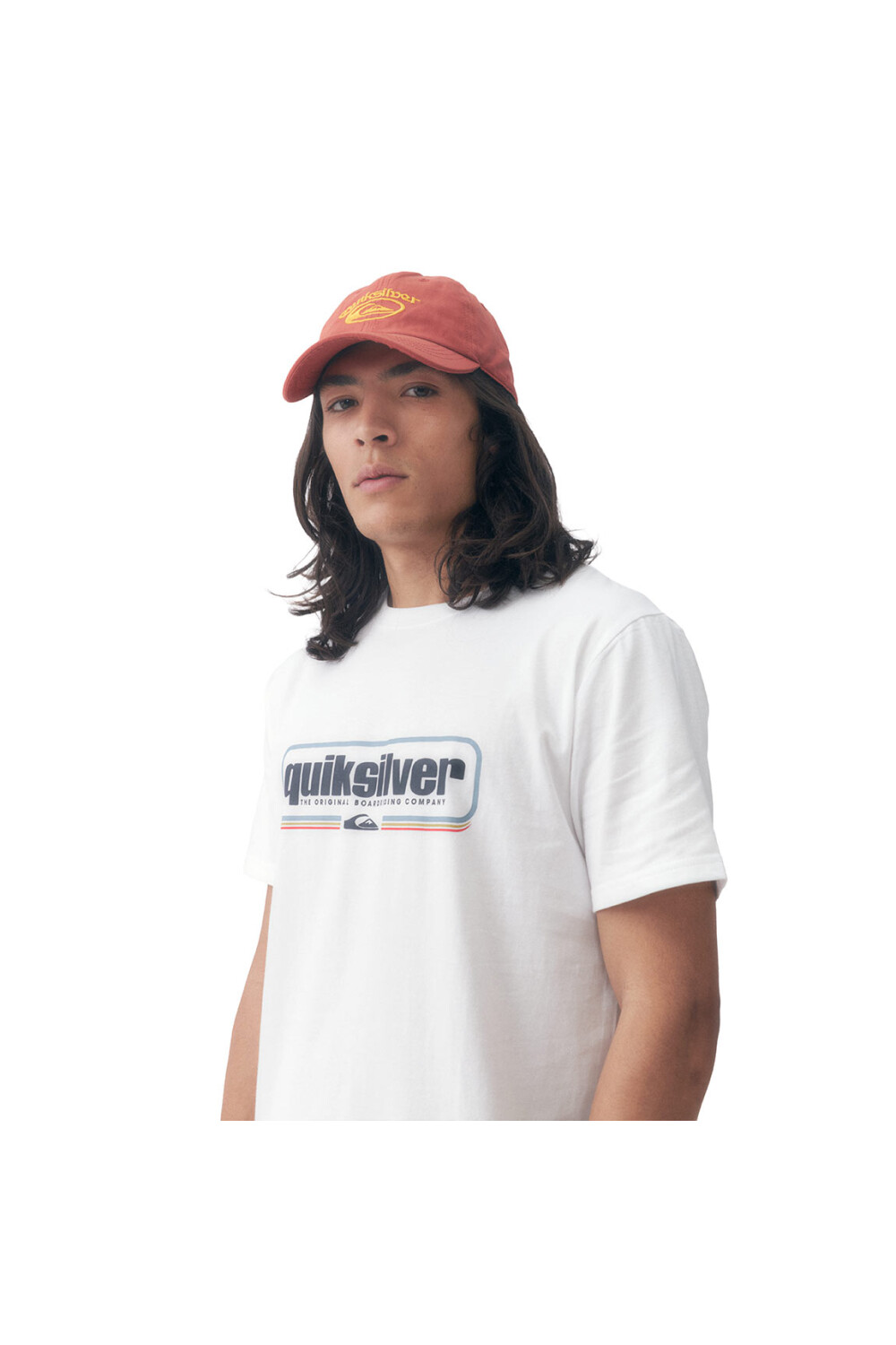 Quiksilver Remera BOX SHAPED Hombre - Blanco Blanco