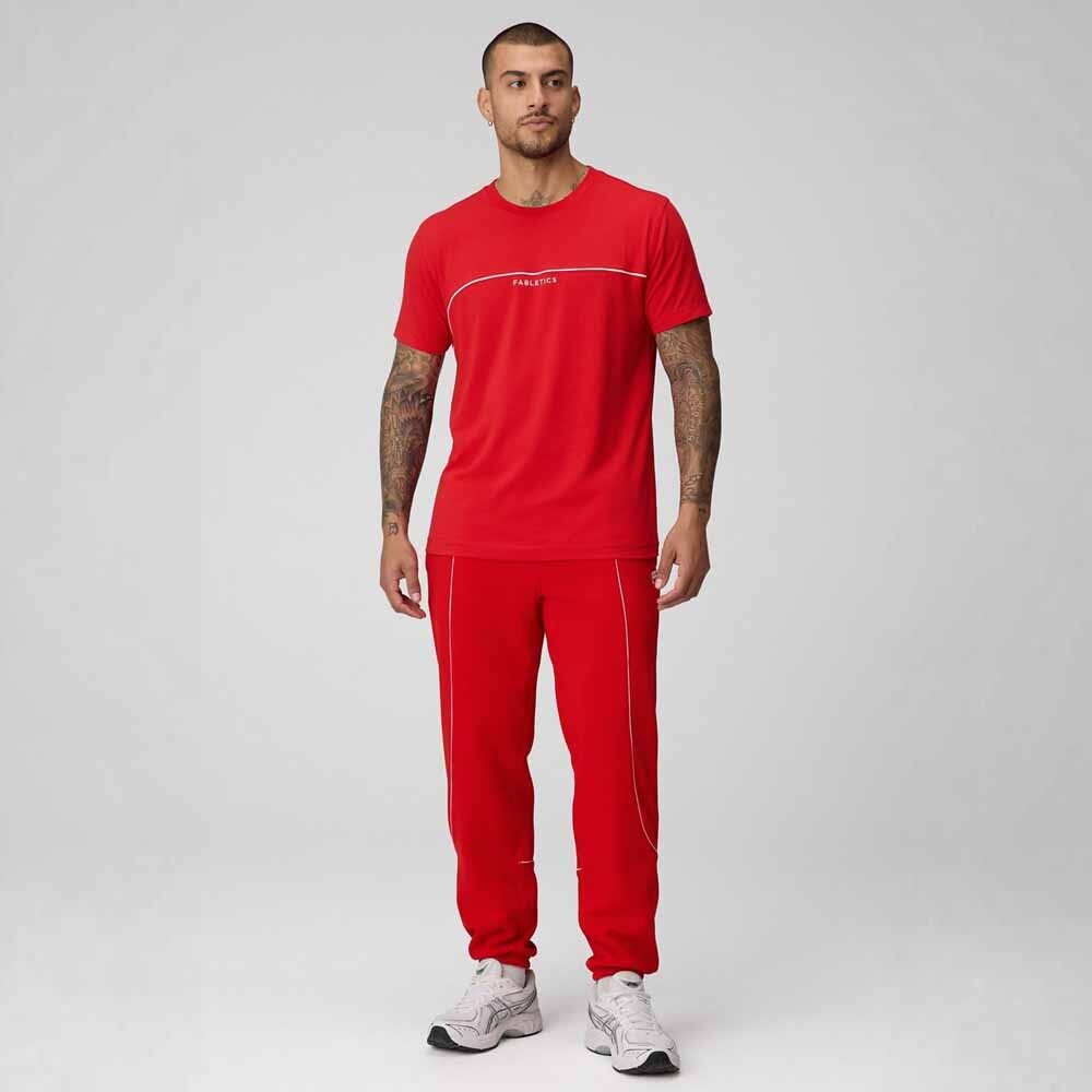 Short The 24-7 Tee Dna Stripe Hombre Heated Red/classic White