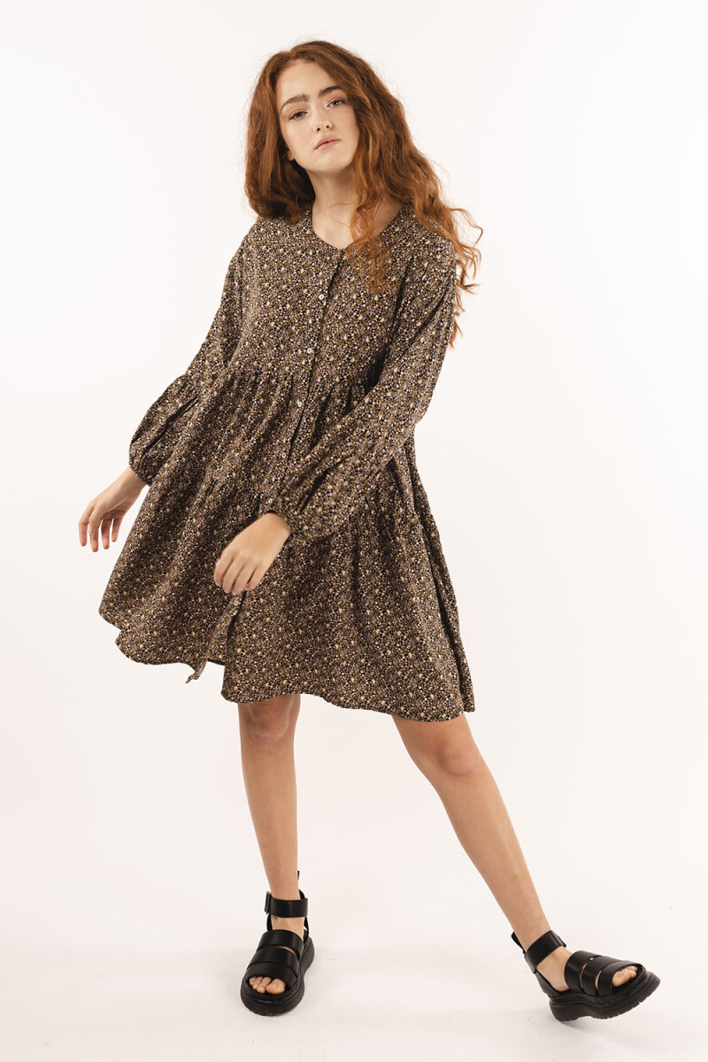 VESTIDO LIBERTY - NEGRO 