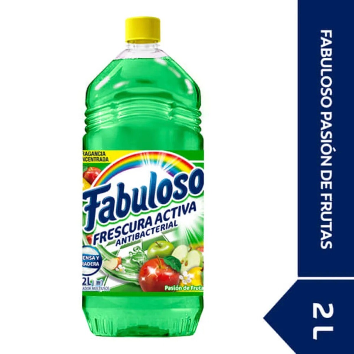 FABULOSO FRESCURA ACTIVA ANTIBACTERIAL PASION DE FRUTAS 2LTS 
