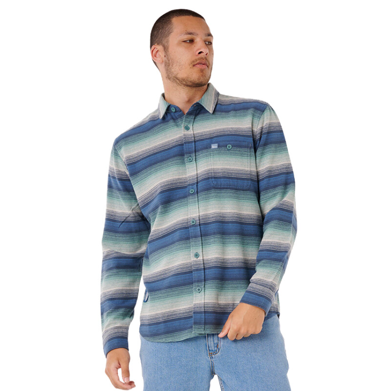 Camisa Rip Curl Mod Cali Flannel - Verde Camisa Rip Curl Mod Cali Flannel - Verde