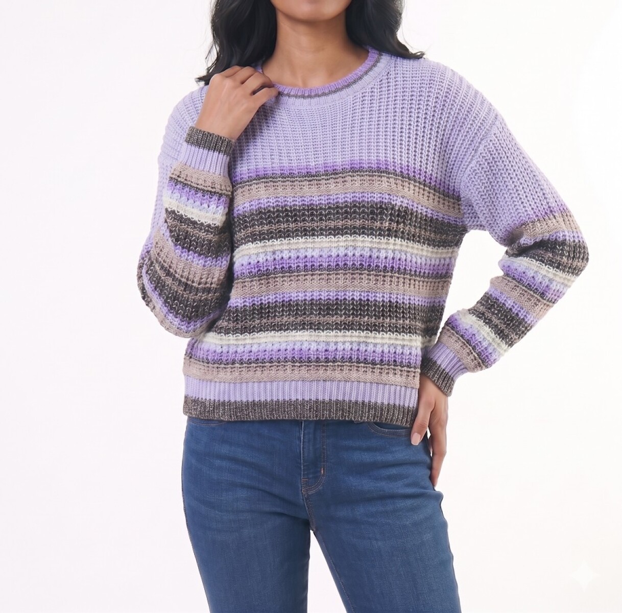 CHERRY SWEATER - PURPLE 