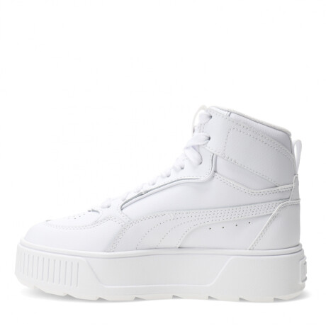 Championes de Mujer Puma Karmen Rebelle Mid Blanco - Dorado