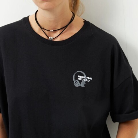 REMERA DRUMSREMERA DRUMS NEGRO