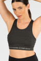 Top halter Gris melange