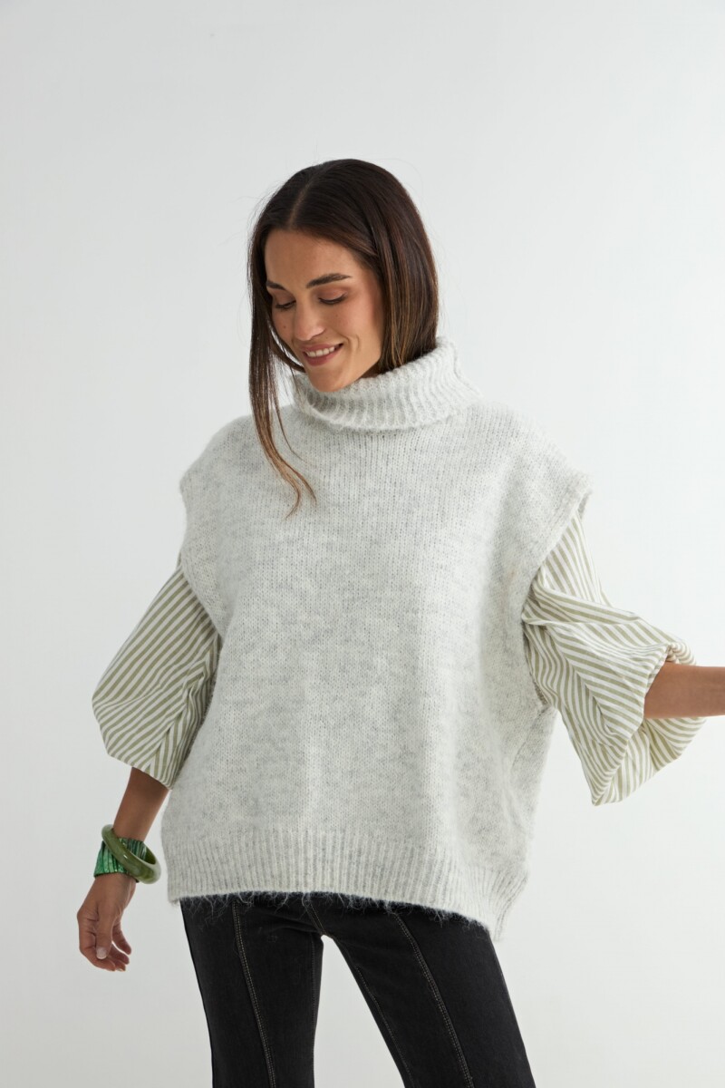 CHALECO SÁNDALO - GRIS CLARO 