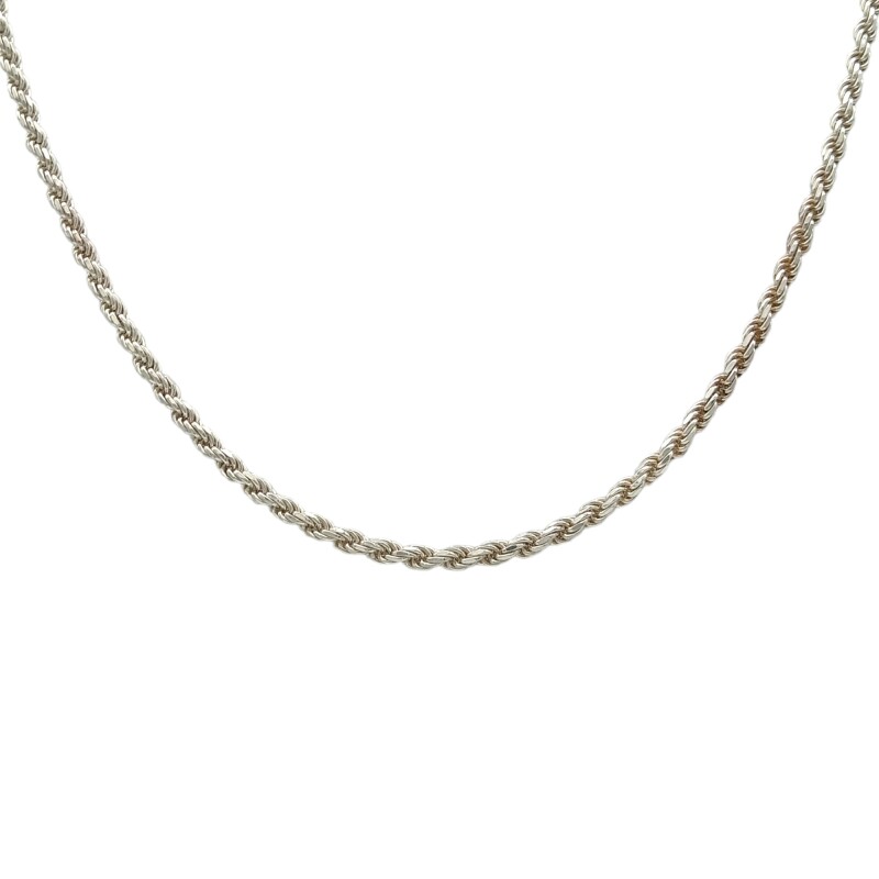 Cadena Salomónica-Plata 925-Sin Piedra-CD3038 Sinpiedra