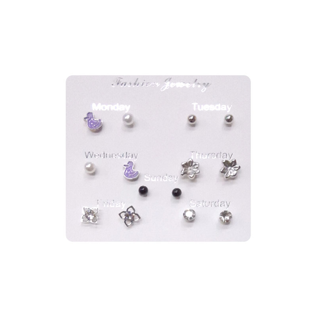 Caravanas hipoalergénicas x7 pares - Caravanas Hipoalergénicas X7 Pares 