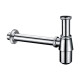 GRIFERIA SIFON BOTELLA DE ZINC CROMO MATE PARA BACHA BAÑO CROMO