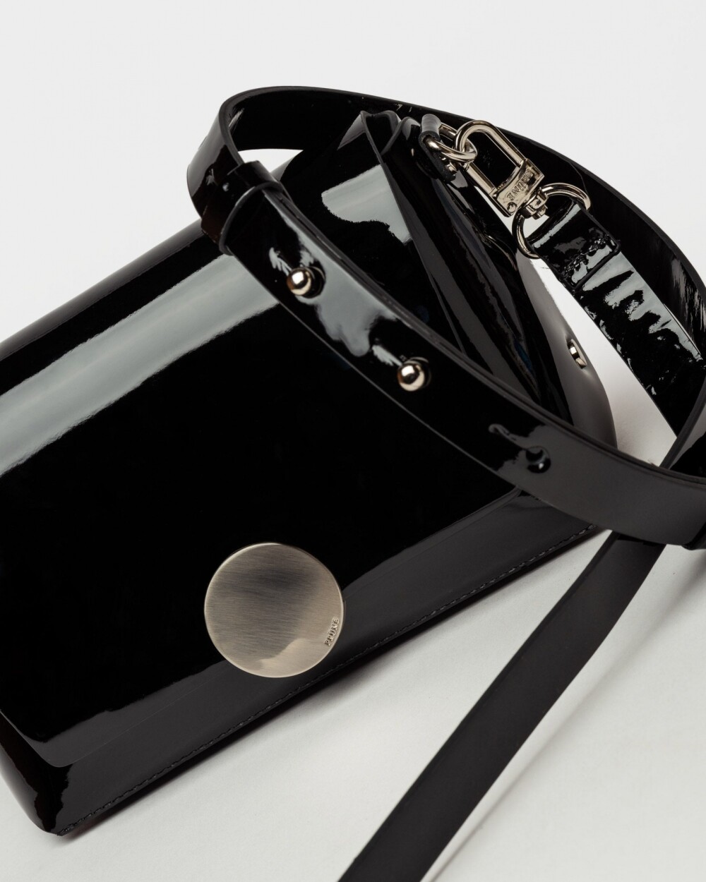 Bandolera Oasis Charol Negro