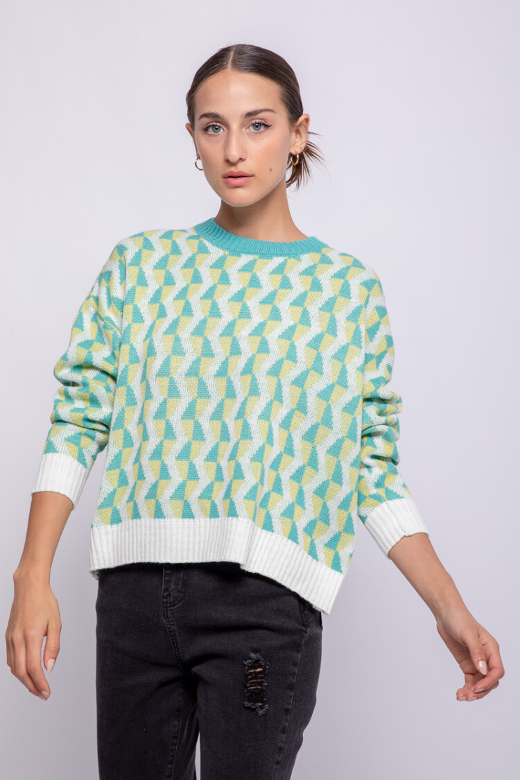 SWEATER MERLIN Verde Grecia