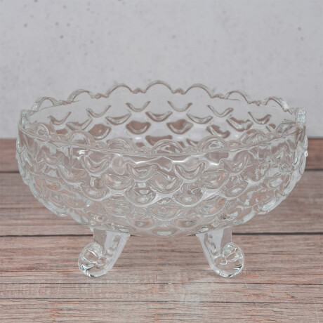 Set de 6 bowls de vidrio labrado Set de 6 bowls de vidrio labrado