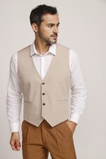 Chaleco Reversible Due Volti BEIGE/BEIGE
