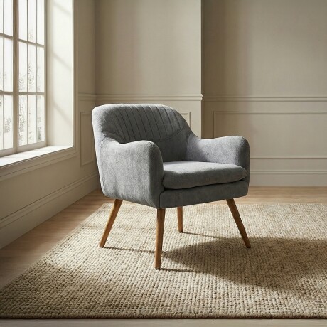 Butaca Melania - Tela Microfibra C52 (Ceniza)