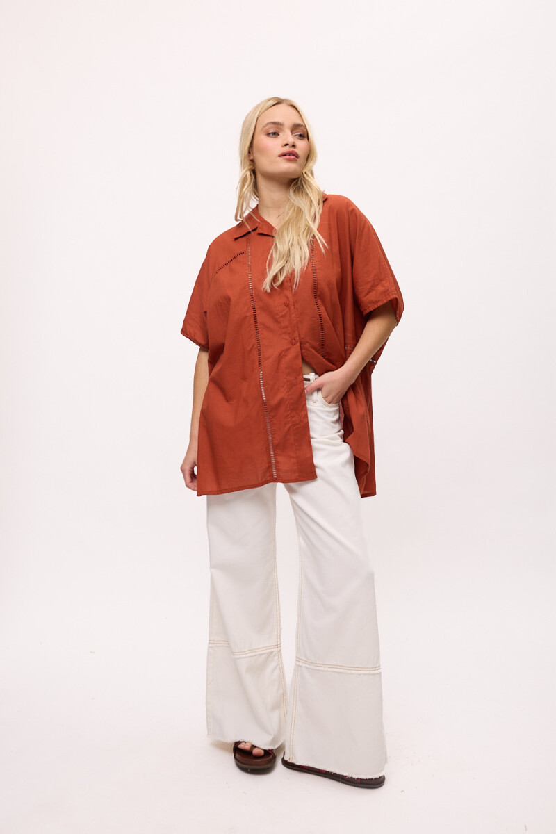 Camisa Tuscan Terracota