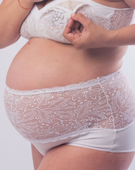 Bombacha Maternal Luzia Blanco