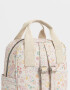 Mochilas Urbanas Estampados Mochila De Cuerina - Blanco Crudo