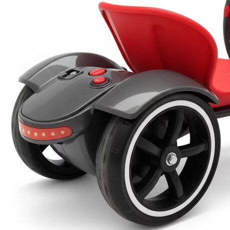 Auto eléctrico Kart plegable Negro