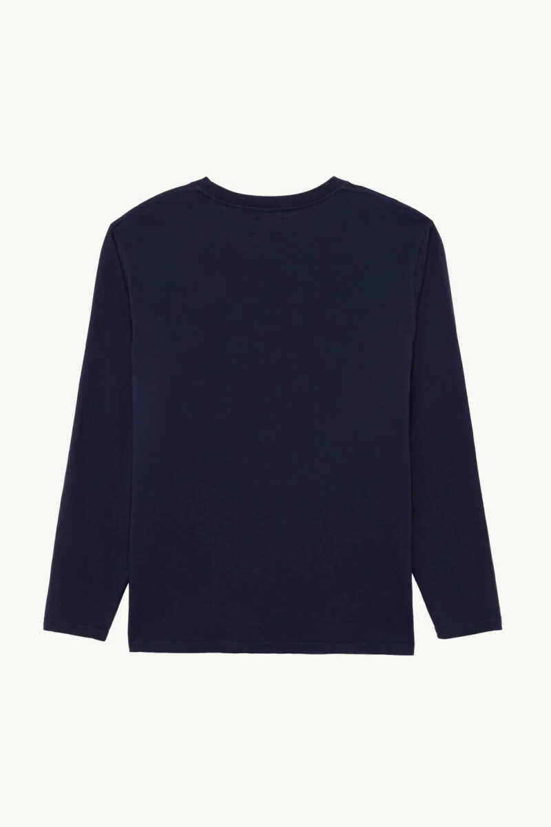 L/S TSH MAIN UNISEX JERSEY BLU Azul