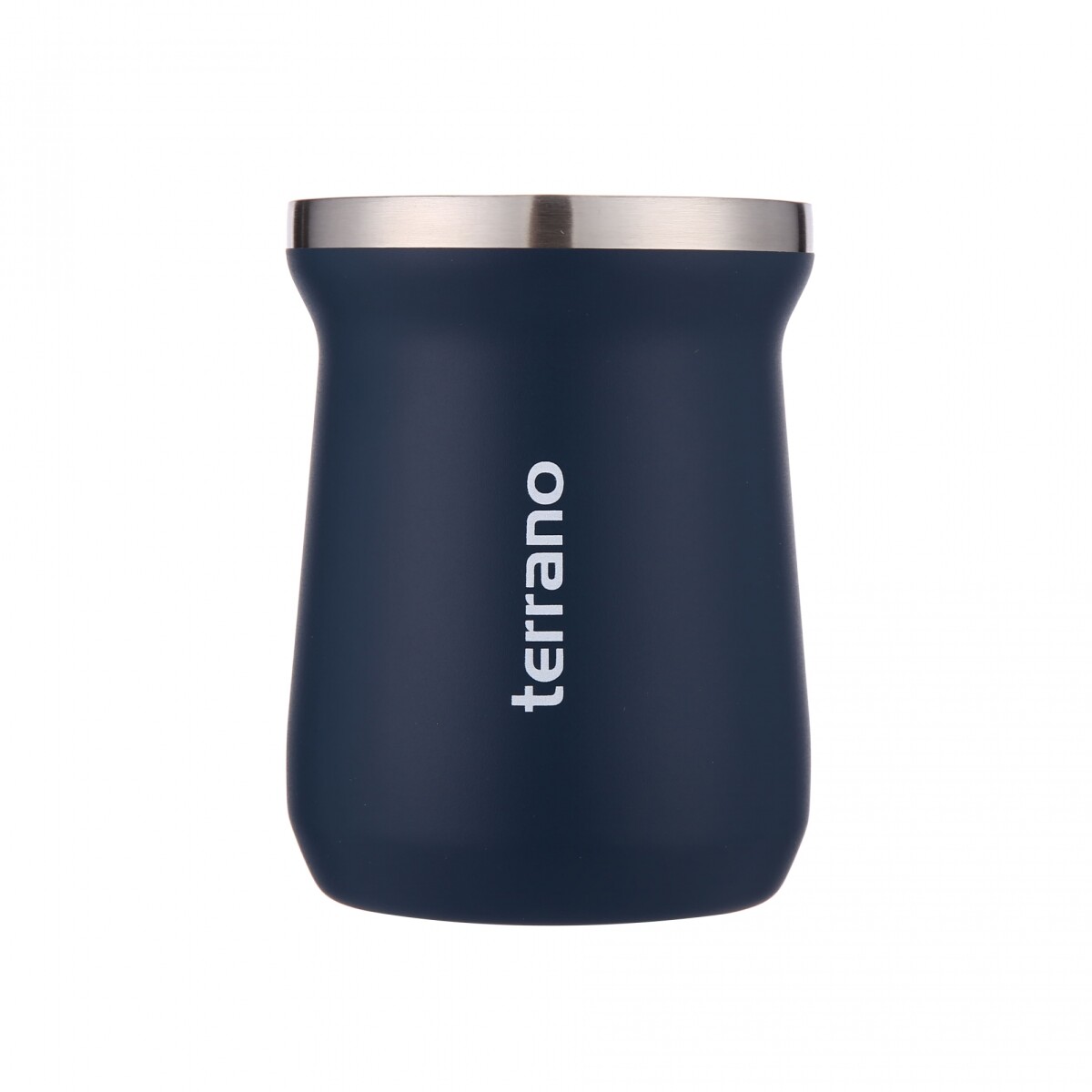 Mate Acero Inox. Camionero - Opaco Azul 