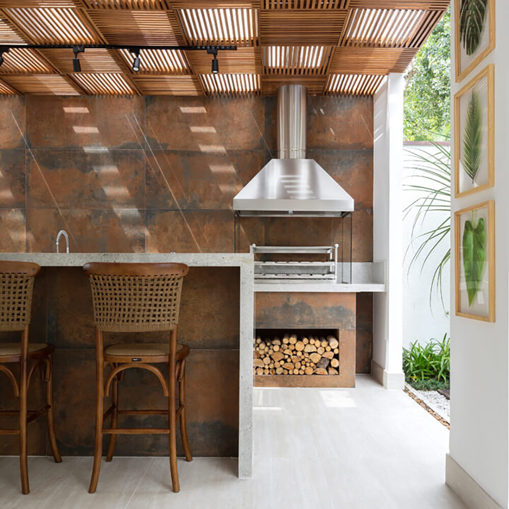 PORCELANATO PARA EXTERIOR IRON "A" 60X120 CM Porcelanato Para Exterior Iron "a" 60x120 Cm
