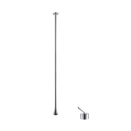 Griferia Lavatorio De Techo Monocomando Para Mesada Negro Mate Aqualia 000