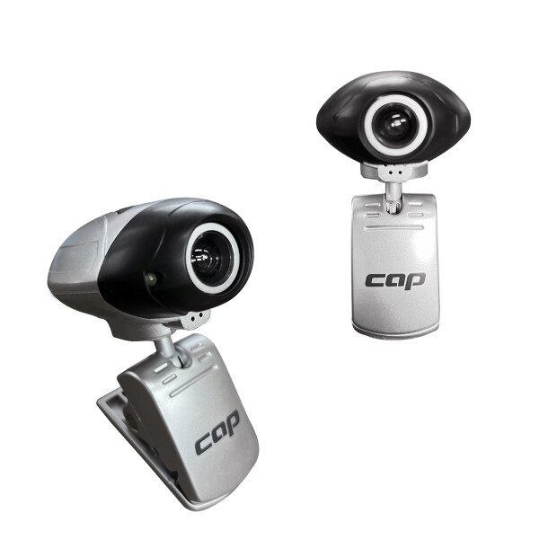 Webcam Camara Web Para Pc Notebook Usb 30fps Regulable Variante Color Gris