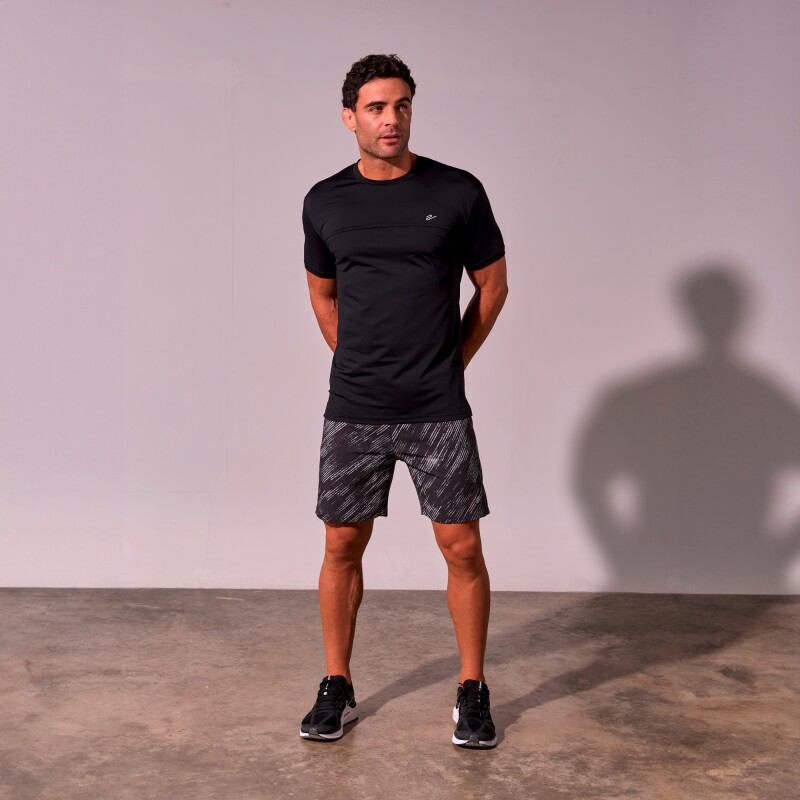Short Donk Print de Hombre Negro