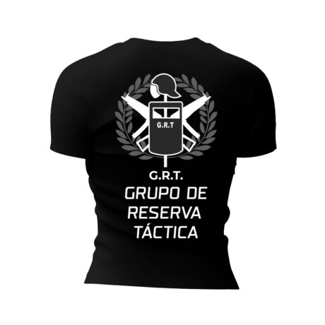 Remera manga corta dama GRT Grupo Reserva Táctica Negro