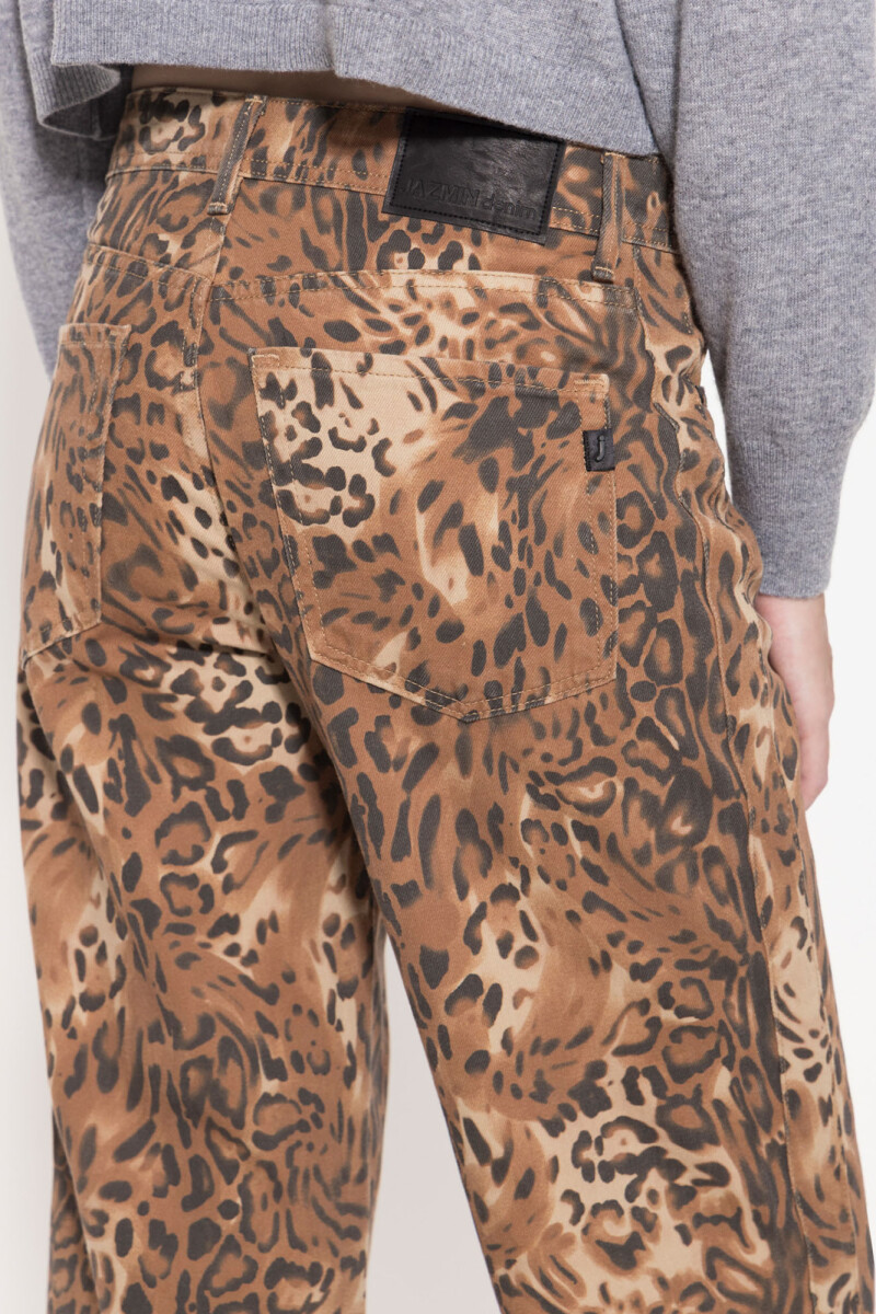 JEANS ANIMAL PRINT Leopardo