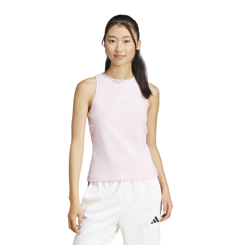 Musculosa de Mujer Adidas Essentials Linear Slim Rosa