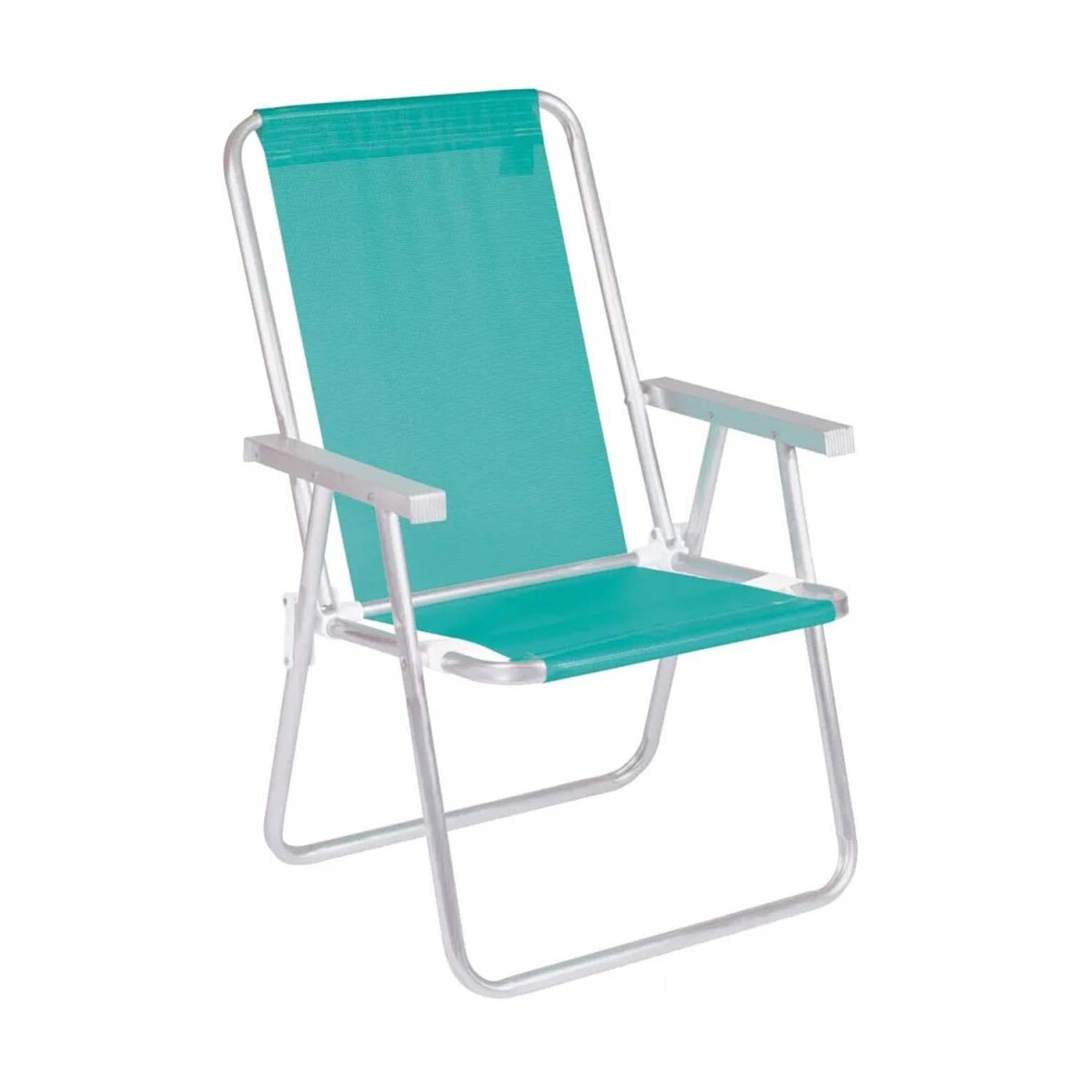 Reposera Silla Alta Plegable en Aluminio Conforto Total Mor - Verde 