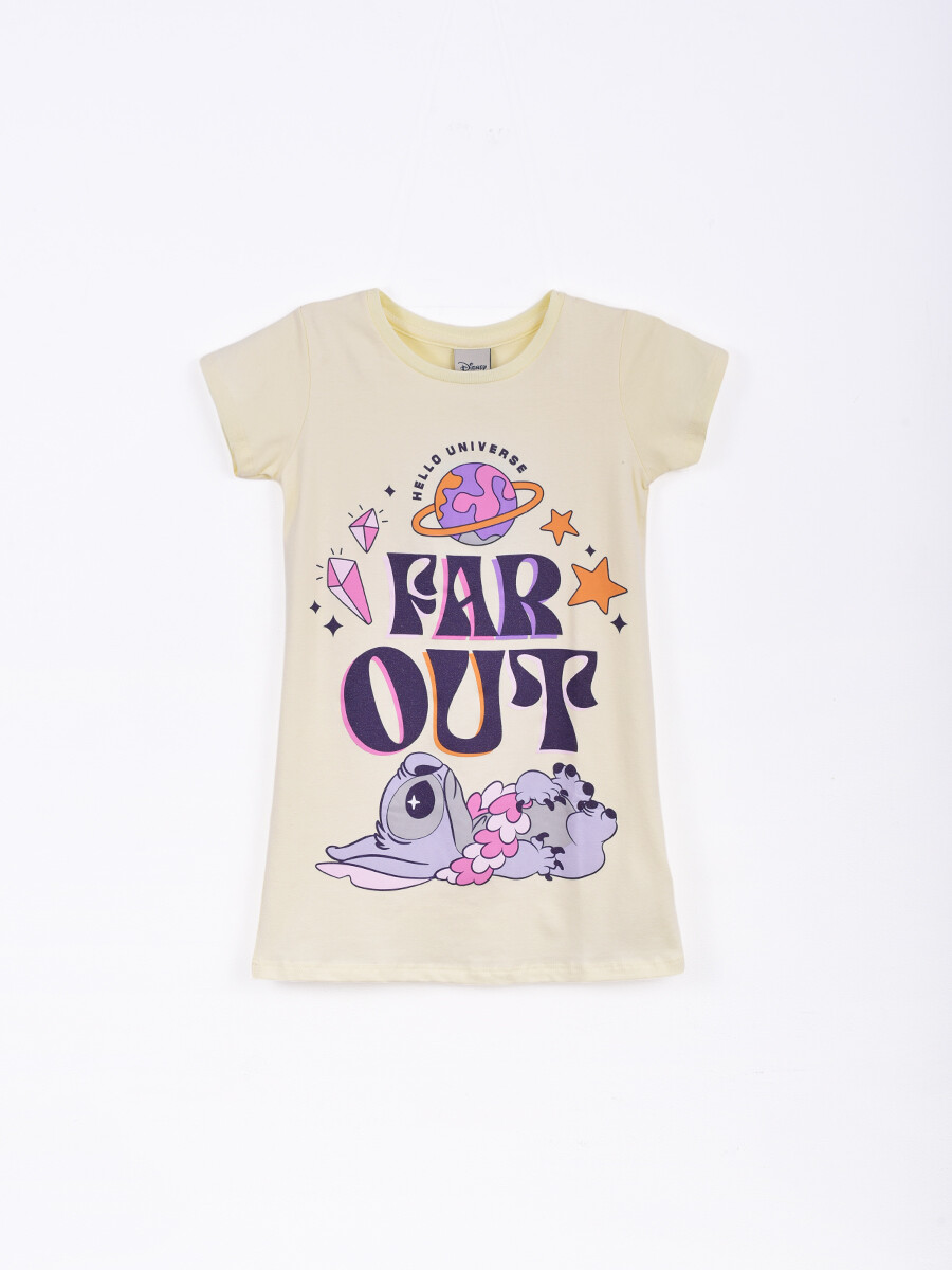 VESTIDO STITCH - AMAR. PASTEL 