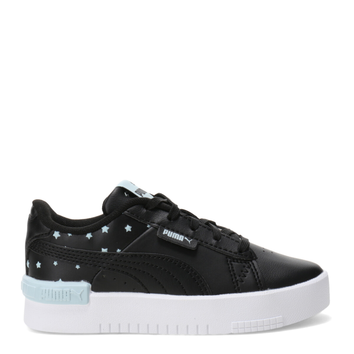 Championes de Niños Puma Jada Star Puma - Negro - Celeste 