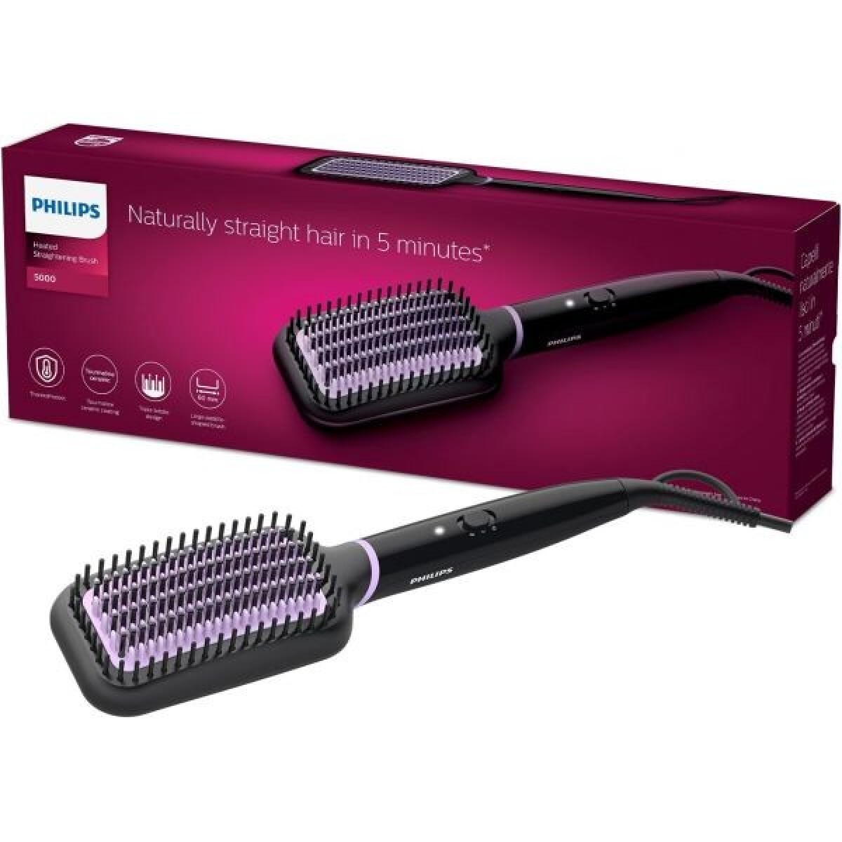 Cepillo Planchita Philips Bhh880/00 Ceramica 