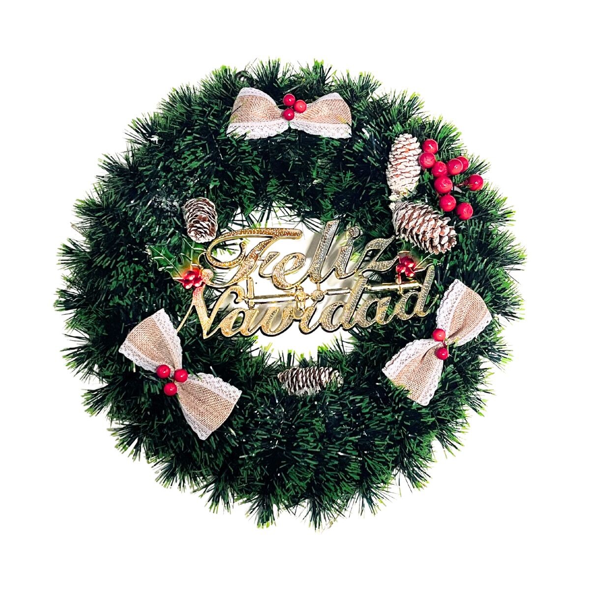 Corona Feliz Navidas 