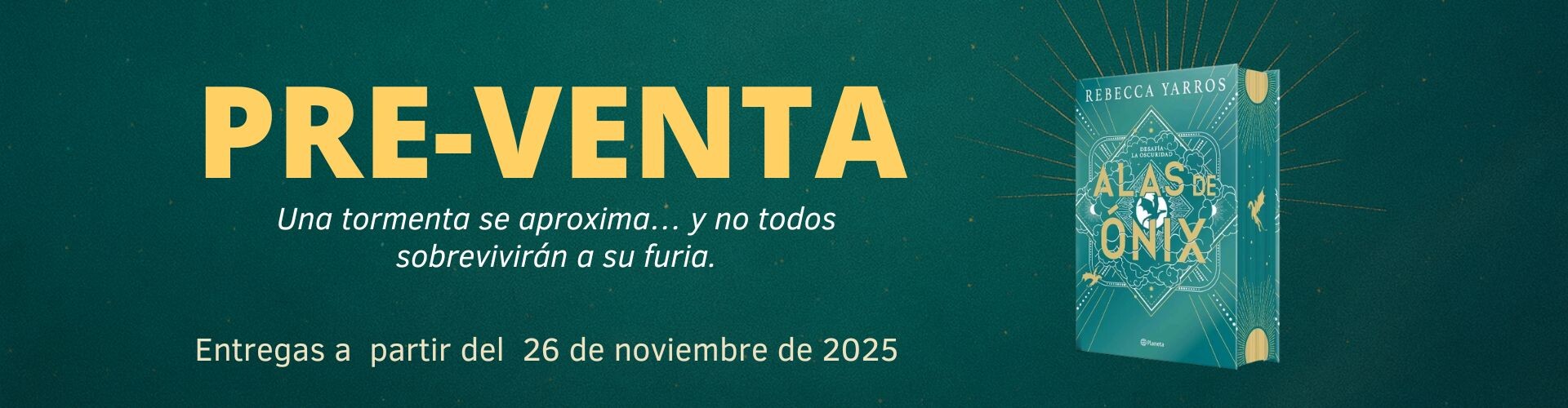 PRE-VENTA. Alas de ónix. Edición coleccionista limitada.