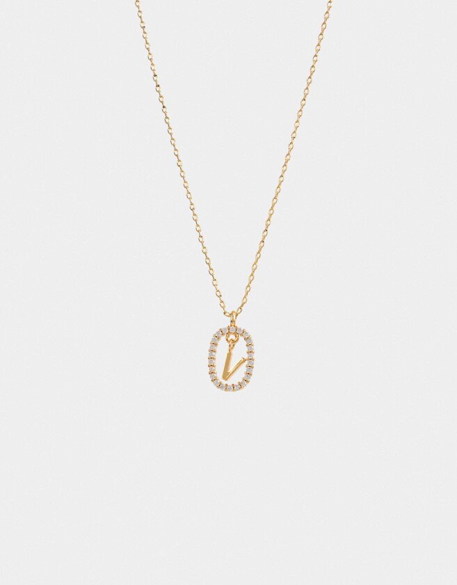 Cadena Corta con Dije Premium Gold Cortos - Dorado