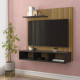 Rack Panel TV Estocolmo Nórdico 32 pulgadas Negro